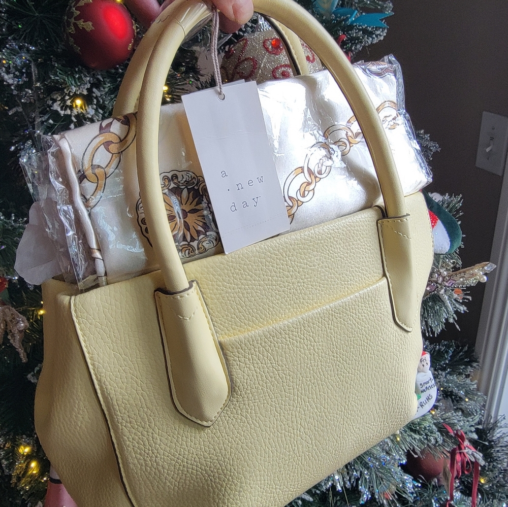 New Day Crossbody Strap With SCARF